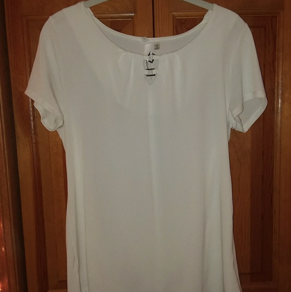 White dress top